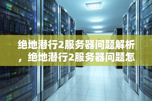 绝地潜行2服务器问题解析，绝地潜行2服务器问题怎么解决