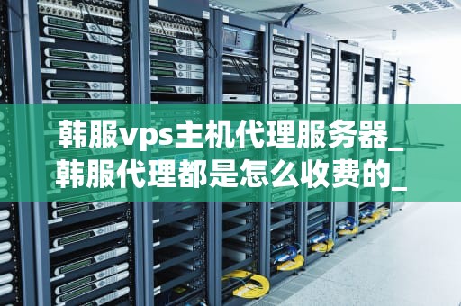 韩服vps主机代理服务器_韩服代理都是怎么收费的_韩服VPS主机代理服务器的全面解析