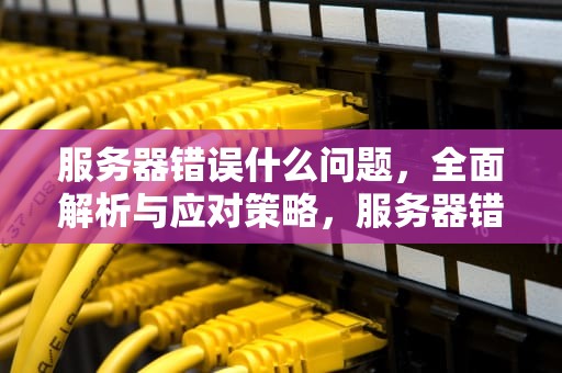 服务器错误什么问题，全面解析与应对策略，服务器错误什么问题啊