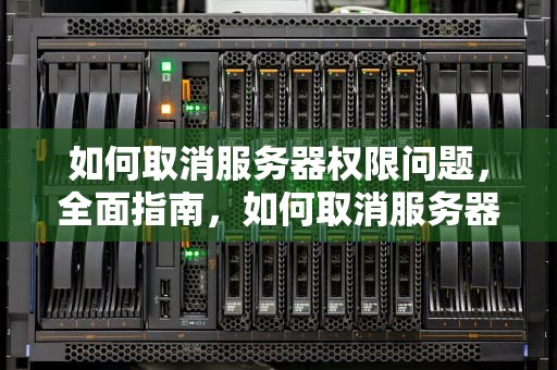 如何取消服务器权限问题，全面指南，如何取消服务器权限问题设置