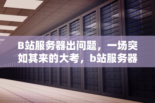 B站服务器出问题，一场突如其来的大考，b站服务器出问题怎么解决