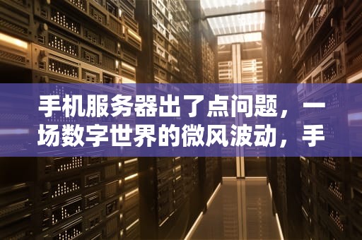 手机服务器出了点问题，一场数字世界的微风波动，手机服务器出了点问题怎么办