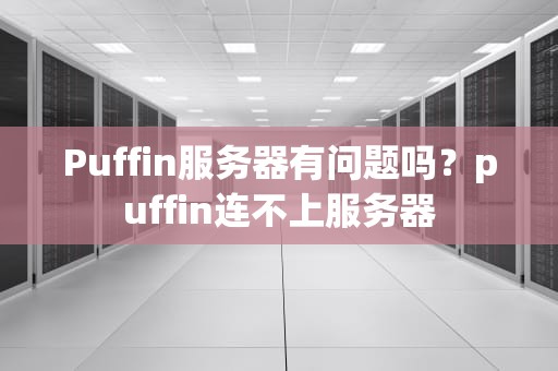 Puffin服务器有问题吗？puffin连不上服务器