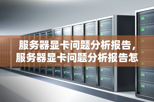 服务器显卡问题分析报告，服务器显卡问题分析报告怎么写