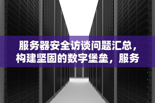 服务器安全访谈问题汇总，构建坚固的数字堡垒，服务器安全访谈问题汇总表