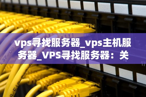 vps寻找服务器_vps主机服务器_VPS寻找服务器：关键步骤与策略