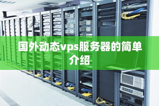 国外动态vps服务器的简单介绍
