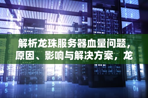 解析龙珠服务器血量问题，原因、影响与解决方案，龙珠服务器群号
