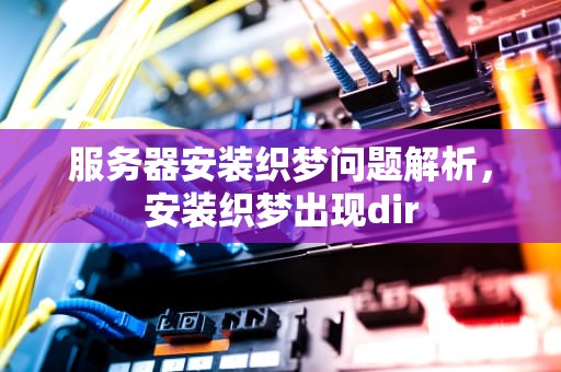 服务器安装织梦问题解析，安装织梦出现dir