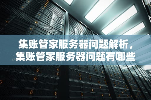 集账管家服务器问题解析，集账管家服务器问题有哪些