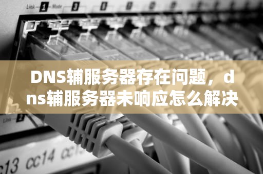 DNS辅服务器存在问题，dns辅服务器未响应怎么解决