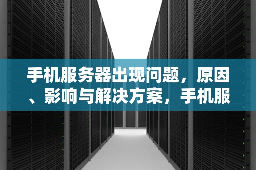 手机服务器出现问题，原因、影响与解决方案，手机服务器出现了问题怎么解决
