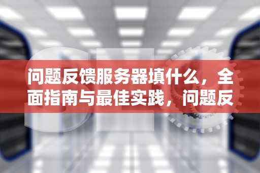 问题反馈服务器填什么，全面指南与最佳实践，问题反馈服务器填什么内容