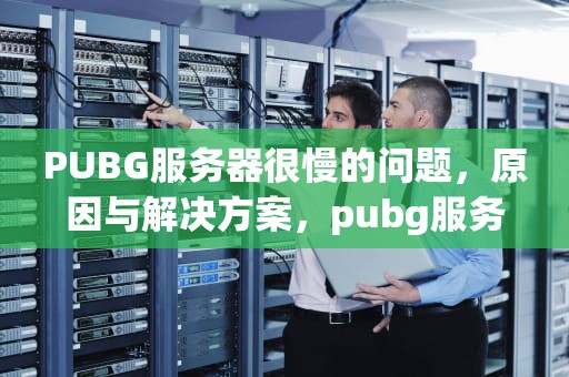PUBG服务器很慢的问题，原因与解决方案，pubg服务器卡顿