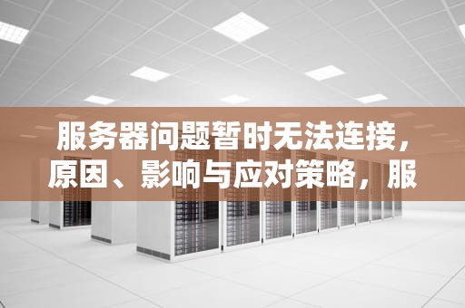 服务器问题暂时无法连接，原因、影响与应对策略，服务器问题暂时无法连接网络
