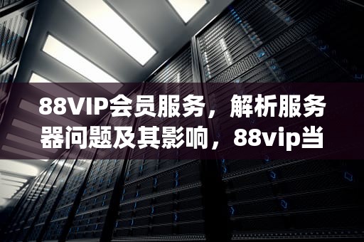 88VIP会员服务，解析服务器问题及其影响，88vip当前人数较多,名额陆续开放中