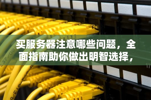 买服务器注意哪些问题，全面指南助你做出明智选择，买服务器注意哪些问题呢
