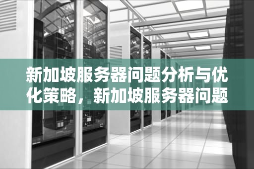 新加坡服务器问题分析与优化策略，新加坡服务器问题有哪些原因