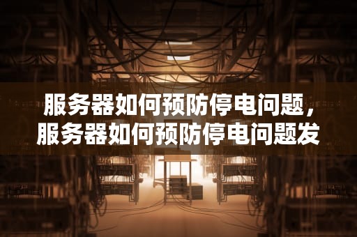 服务器如何预防停电问题，服务器如何预防停电问题发生