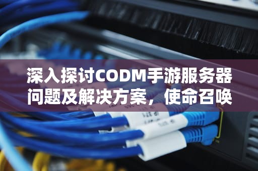 深入探讨CODM手游服务器问题及解决方案，使命召唤手游服务器错误