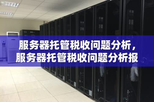 服务器托管税收问题分析，服务器托管税收问题分析报告