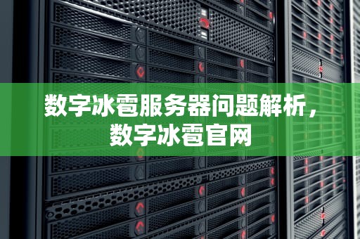 数字冰雹服务器问题解析，数字冰雹官网