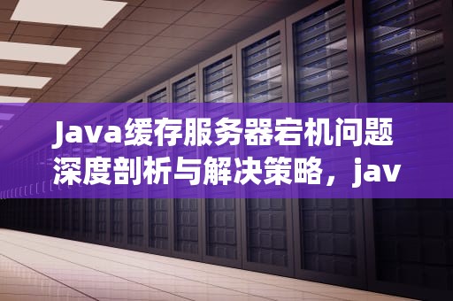 Java缓存服务器宕机问题深度剖析与解决策略，java缓存服务器宕机问题怎么解决