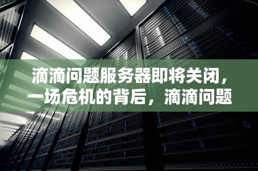 滴滴问题服务器即将关闭，一场危机的背后，滴滴问题服务器将关闭怎么办