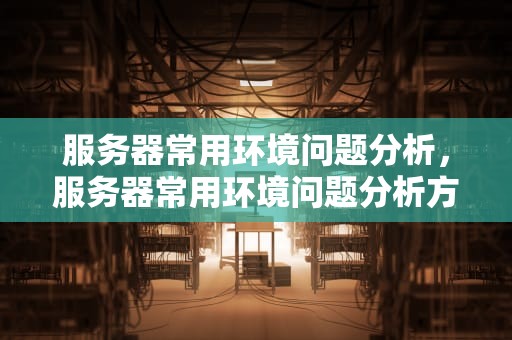 服务器常用环境问题分析，服务器常用环境问题分析方法