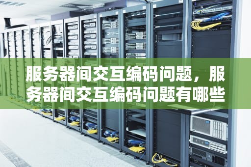 服务器间交互编码问题，服务器间交互编码问题有哪些