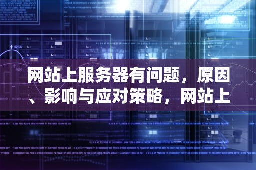 网站上服务器有问题，原因、影响与应对策略，网站上服务器有问题怎么解决