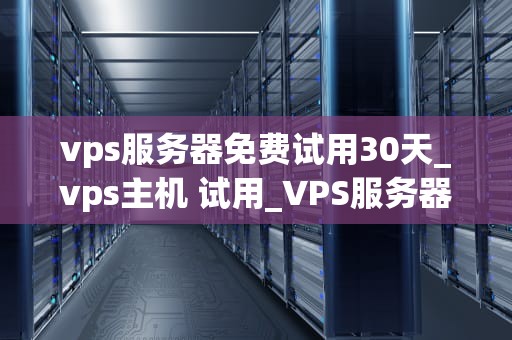 vps服务器免费试用30天_vps主机 试用_VPS服务器免费试用30天：探索虚拟专用服务器的无限可能