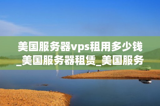 美国服务器vps租用多少钱_美国服务器租赁_美国服务器VPS租用的价格与选择