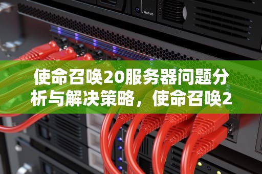 使命召唤20服务器问题分析与解决策略，使命召唤20v20