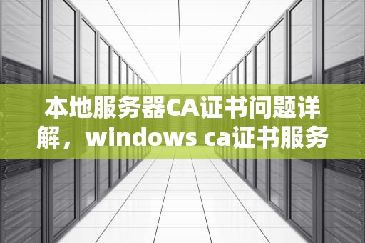 本地服务器CA证书问题详解，windows ca证书服务器