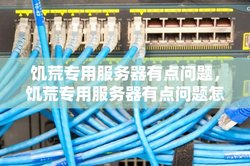 饥荒专用服务器有点问题，饥荒专用服务器有点问题怎么解决