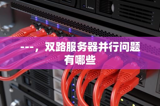 ---，双路服务器并行问题有哪些