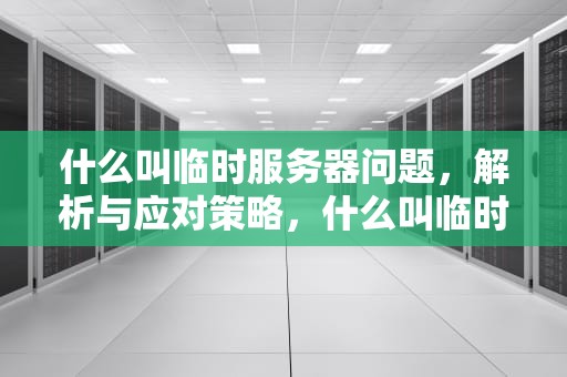 什么叫临时服务器问题，解析与应对策略，什么叫临时服务器问题呢