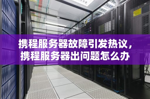 携程服务器故障引发热议，携程服务器出问题怎么办