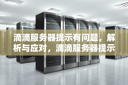 滴滴服务器提示有问题，解析与应对，滴滴服务器提示有问题怎么解决