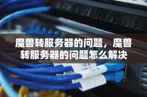 魔兽转服务器的问题，魔兽转服务器的问题怎么解决
