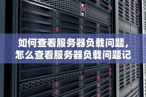 如何查看服务器负载问题，怎么查看服务器负载问题记录