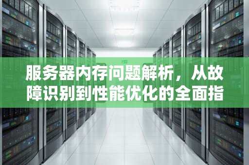 服务器内存问题解析，从故障识别到性能优化的全面指南，服务器内存问题解析软件