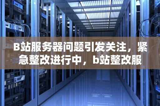 B站服务器问题引发关注，紧急整改进行中，b站整改服务器问题怎么解决