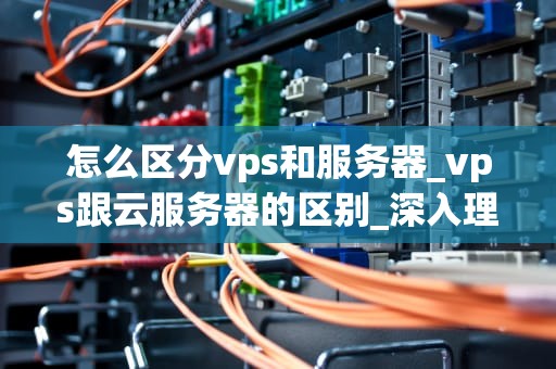 怎么区分vps和服务器_vps跟云服务器的区别_深入理解VPS和服务器：关键差异与应用