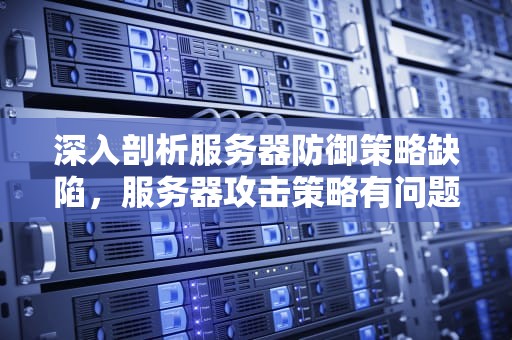 深入剖析服务器防御策略缺陷，服务器攻击策略有问题怎么解决