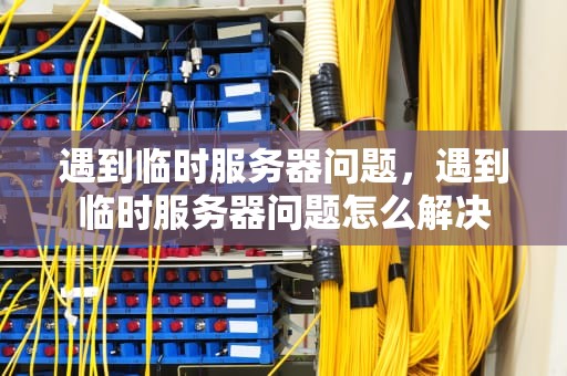 遇到临时服务器问题，遇到临时服务器问题怎么解决