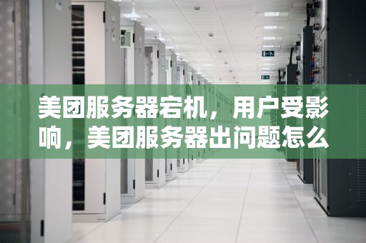 美团服务器宕机，用户受影响，美团服务器出问题怎么处理