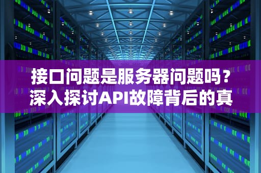接口问题是服务器问题吗？深入探讨API故障背后的真相，接口问题是服务器问题吗