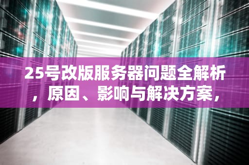 25号改版服务器问题全解析，原因、影响与解决方案，25号改版服务器问题大吗